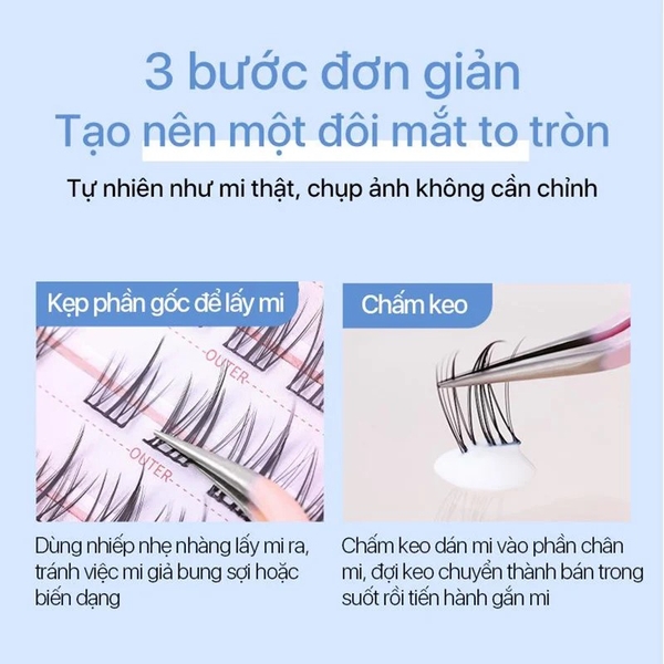 Lông Mi Giả Hoa Hướng Dương Mlen Diary - Bản Trung