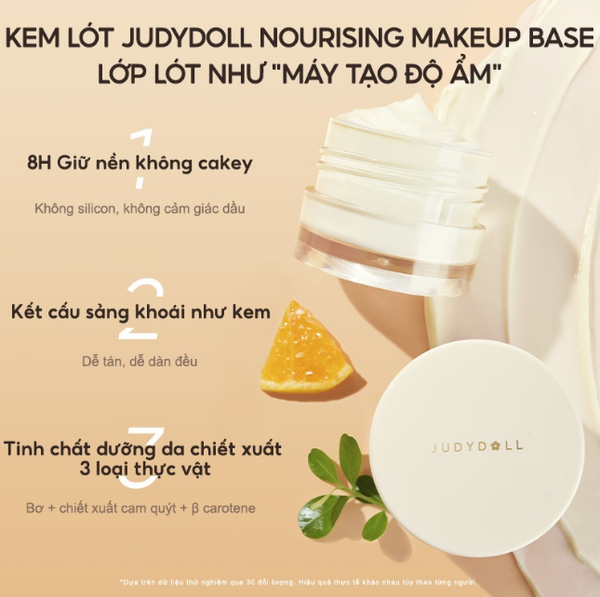 Kem Lót Cấp Ẩm Judydoll Nourishing Makeup Base 30g