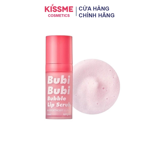 Gel Sủi Tẩy Tế Bào Chết Siêu Mềm Môi Unpa Bubi Bubi Bubble Lip Scrub