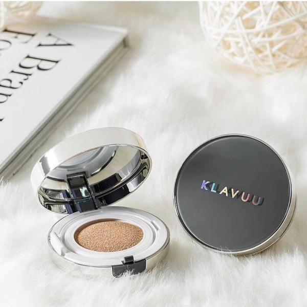 Phấn Nước Klavuu Blue Pearlsation High Coverage Marine Collagen Aqua Cushion SPF50+/PA+++