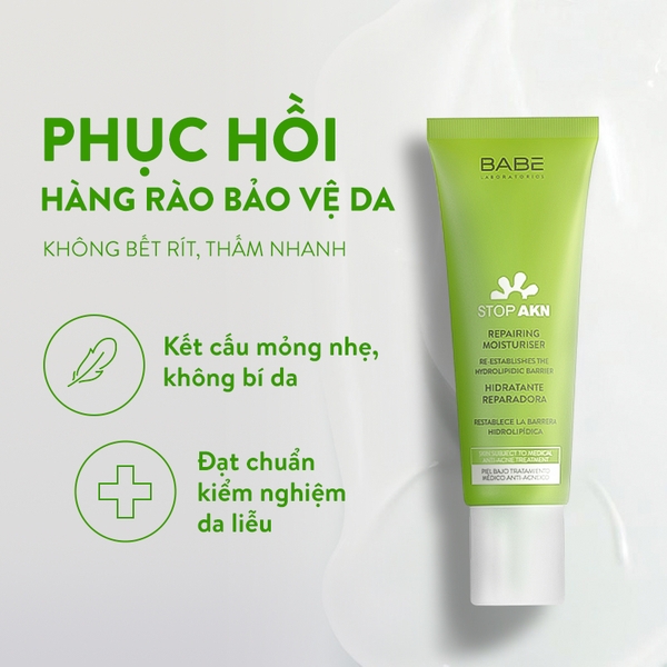 Kem Dưỡng Babe Stop AKN Moisturiser