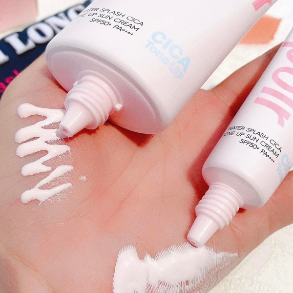 Kem chống nắng Espoir Water Splash Cica Tone Up Sun Cream SPF50+