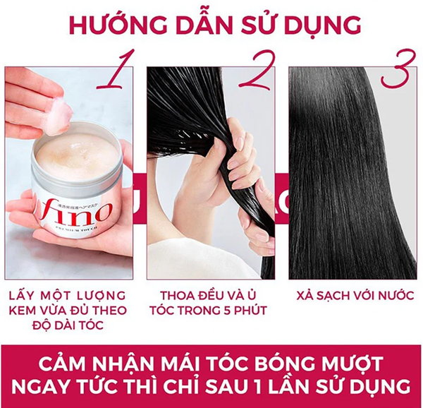 Kem ủ tóc phục hồi Fino Premium Touch 230g