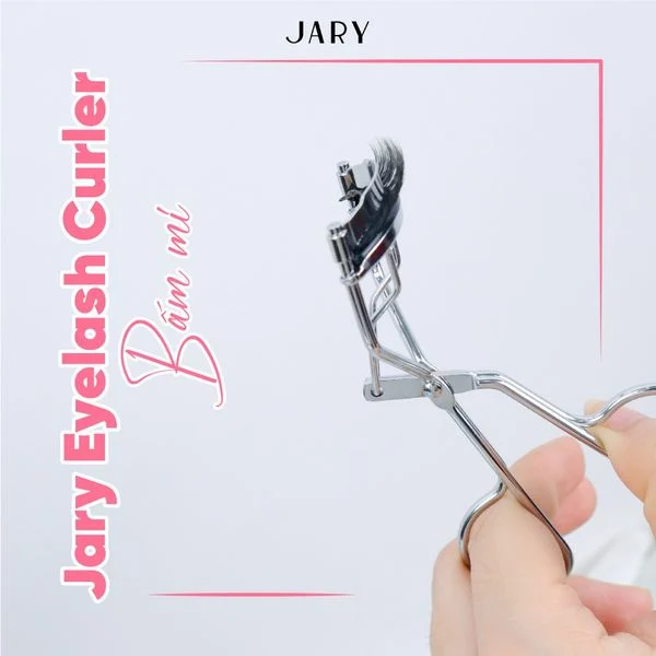 Kẹp bấm mi JARY EYELASH CURLER cán bạc