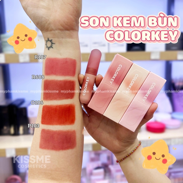 Son Kem Bùn Colorkey Mousse Lip Mud Matte 2g