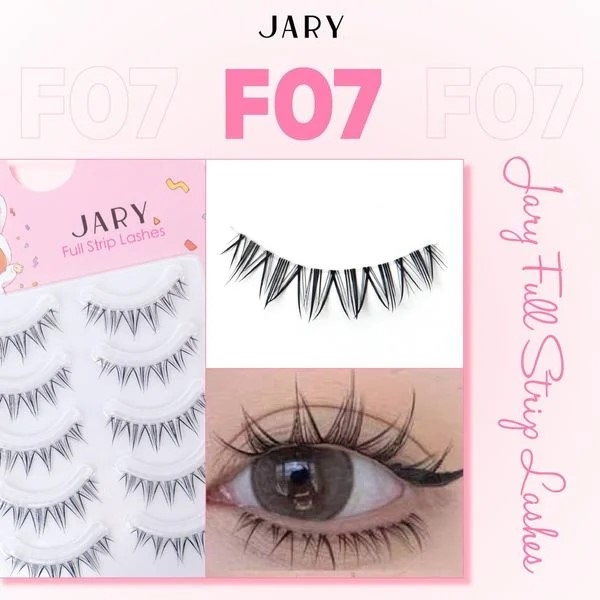 Lông Mi Giả Gân Trong Jary Full Strip Lashes