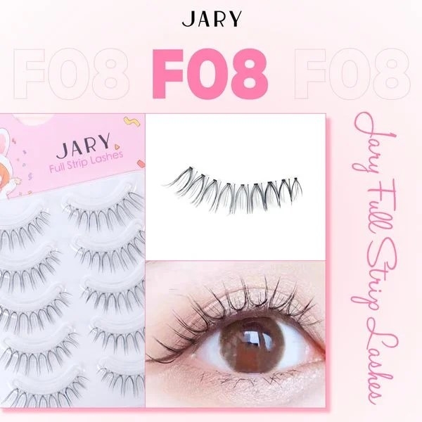 Lông Mi Giả Gân Trong Jary Full Strip Lashes