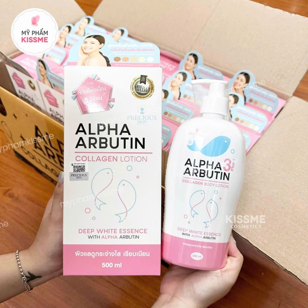 Dưỡng thể trắng da Alpha Arbutin Collagen Lotion 3 Plus
