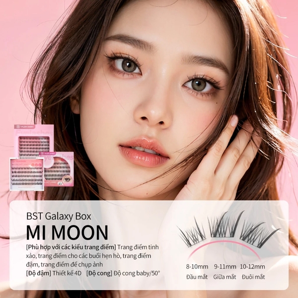 Lông Mi Cụm Galaxy Box Mlen Diary