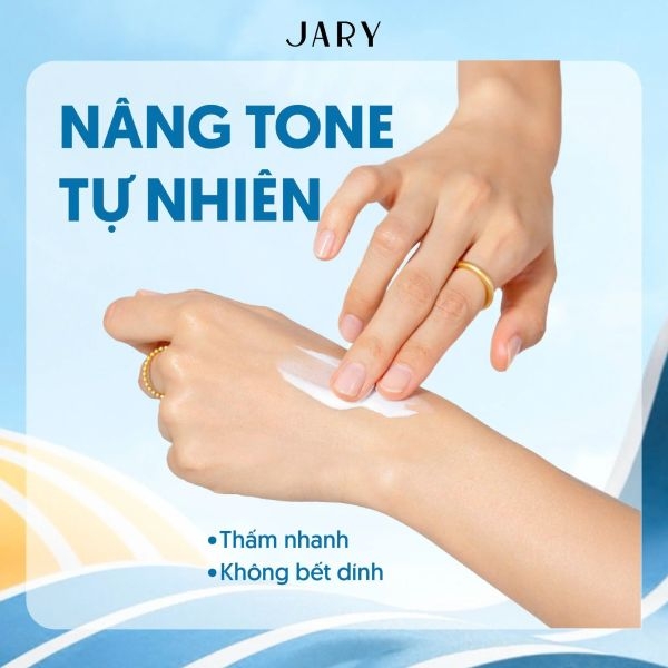 Kem dưỡng trắng nâng tone da Jary