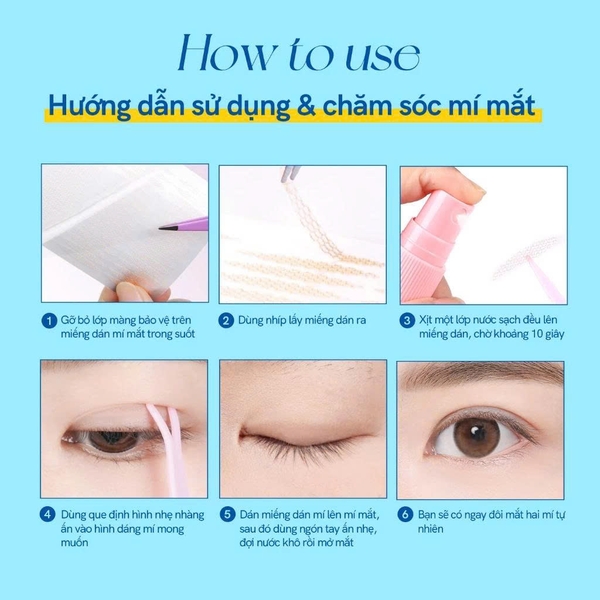 Miếng Dán Kích Mí Lưới Mlen Diary