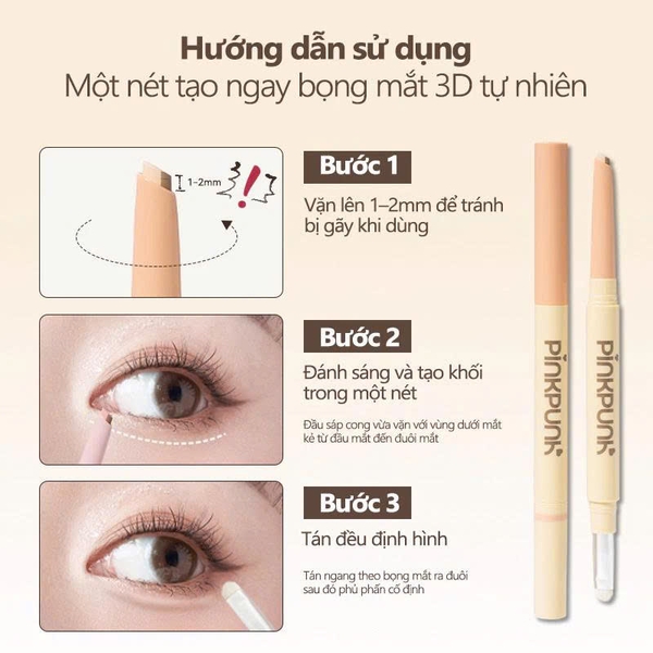 Bút vẽ bọng mắt PinkPunk Dolly Eyes