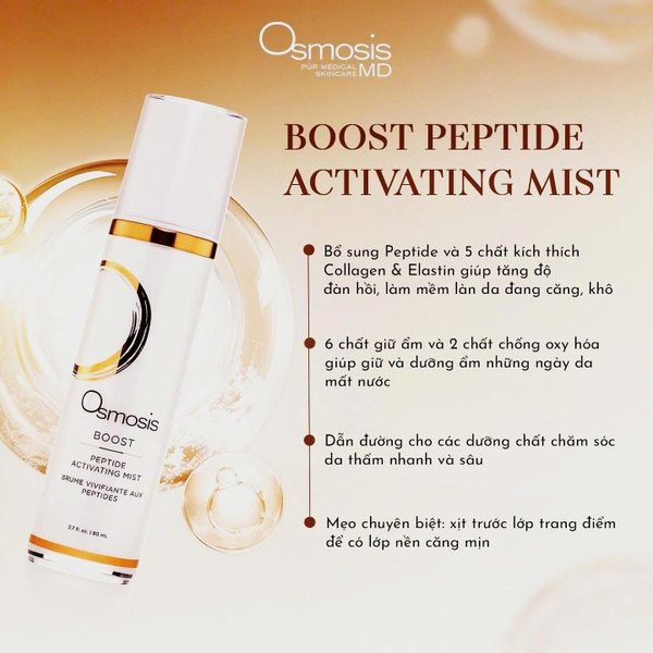 Xịt dưỡng OSMOSIS BOOST Peptide