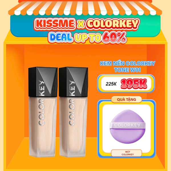 Kem nền che khuyết điểm Colorkey Matte Flawless Liquid Foundation 30g