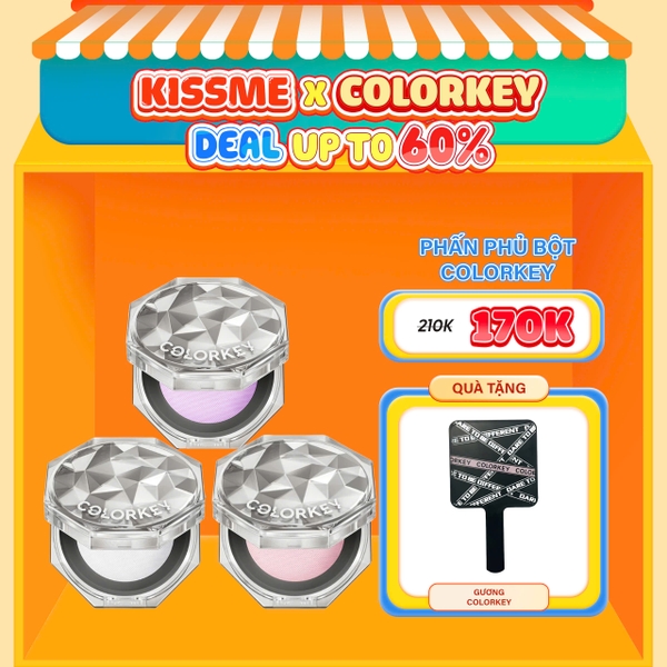 Phấn phủ bột kiềm dầu Colorkey