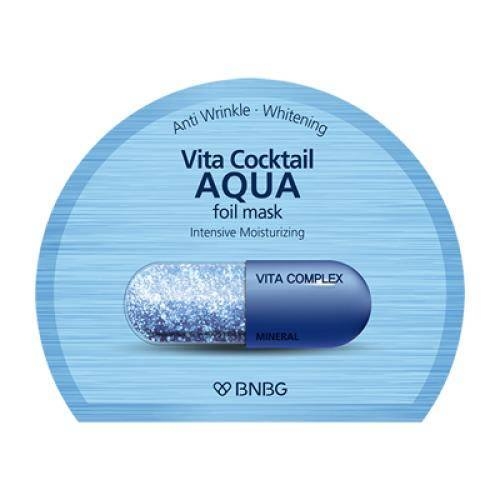 Mặt Nạ Cấp Nước Chống Lão Hóa Giấy Bạc Banobagi BNBG Vita Cocktail Aqua Foil Mask