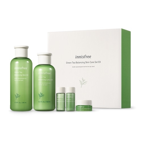 Bộ Sản Phẩm Dưỡng Da Trà Xanh Innisfree Green Tea Balancing Skin Care Set  EX | LJ Beauty