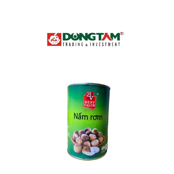 Nấm Rơm ngâm nước muối - hiệu BV (Best Value) 425 gr x 24lon / thùng ...