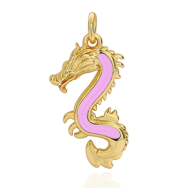 Charm treo hình con rồng xanh dương đậm NQ JEWELRY