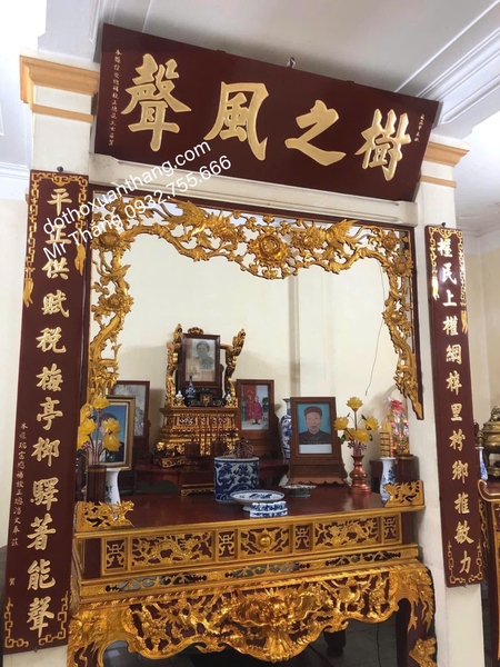 Hoành phi câu đối - Nét đẹp văn hóa trong không gian thờ cúng Việt