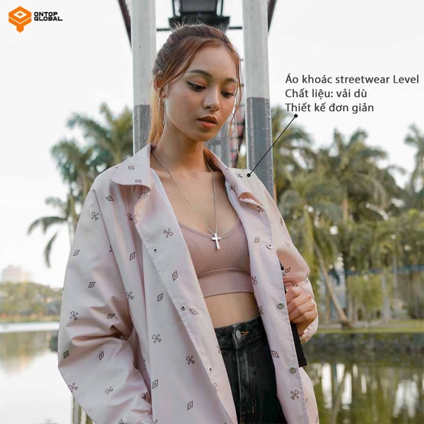 Áo khoác streetwear giá rẻ Level Local brand ONTOP