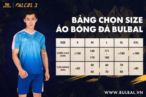 bảng size quần áo falcol 3 hattrick shop