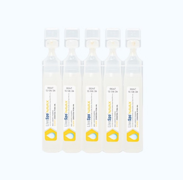 Dung dịch vệ sinh Tai Mũi Họng LiveSpo Navax (Hộp 10 Ống x 4ml ...