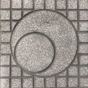Gạch lát vỉa hè Terrazzo Bl-TN  Ghi 09