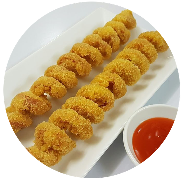 cách cắt xúc xích lốc xoáy