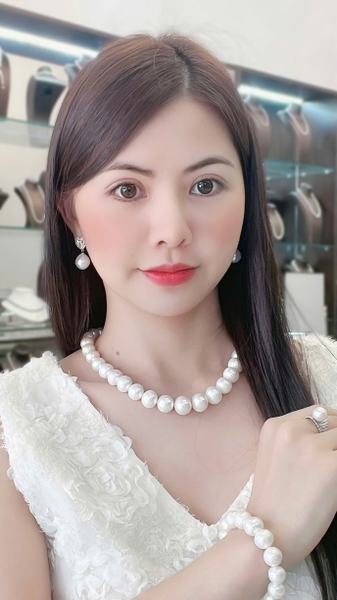 Bộ Ngọc Trai Trắng Cao Cấp