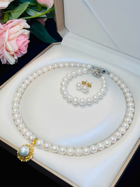 Bộ Trang Sức Ngọc Trai Cao Cấp Tại Hồ Chí Minh