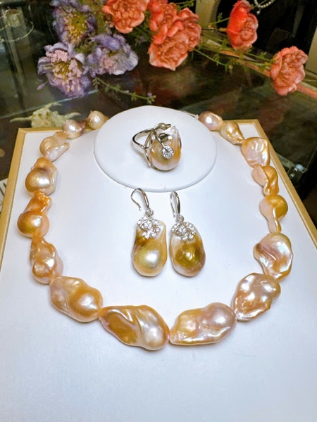 Ngọc Trai Thô Sang Trọng- Đẳng Cấp