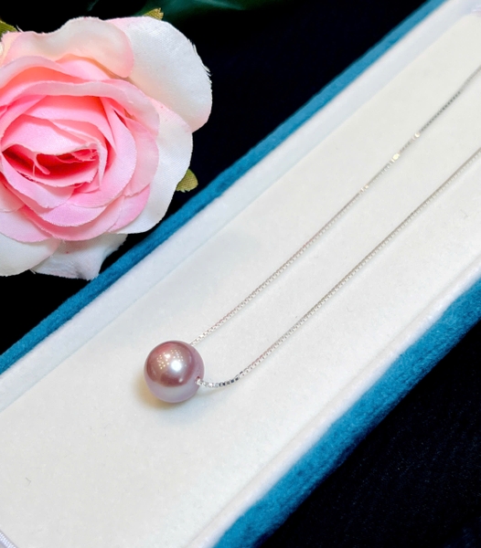 Dây Chuyền Ngọc Trai Duyên Dáng Chế Tác Bạc - Thanh Lịch 9-10li