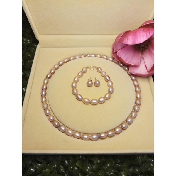 BỘ NGỌC TRAI TÍM GIỌT SANG TRỌNG