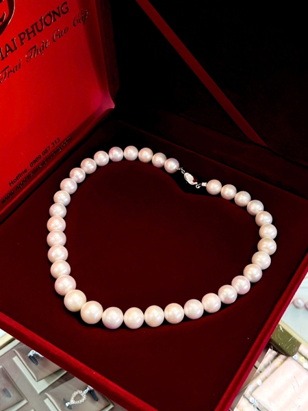 Chuỗi cổ ngọc trai ngọt cao cấp 11-13li