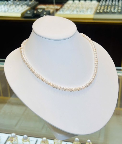 Chuỗi Vòng Cổ Ngọc Trai Nhí 4li Ovan