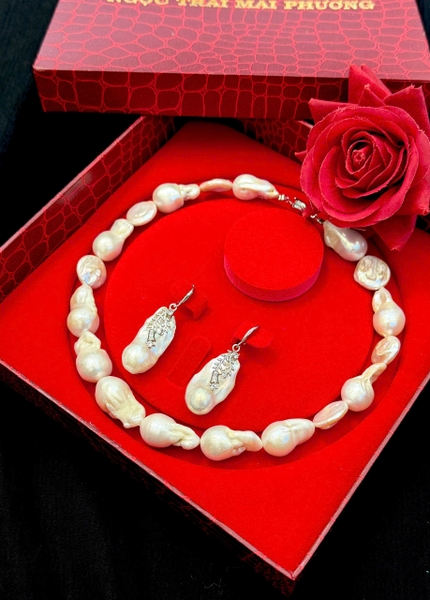 Bộ Ngọc Trai Thô Cao Cấp