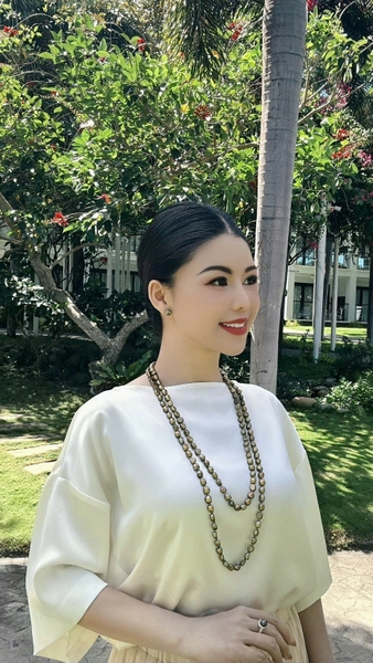 CHUỖI NGỌC TRAI THÔ TỰ NHIÊN