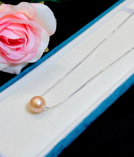 Dây Chuyền Ngọc Trai Duyên Dáng Chế Tác Bạc - Thanh Lịch 9-10li