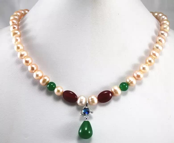 Chuỗi Cổ Ngọc Trai Mẫu Đan Kiểu Duyên Dáng