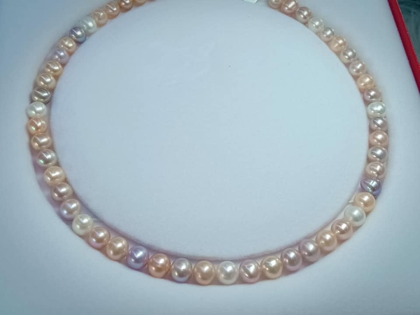 Chuỗi Cổ Ngọc Trai Phối Màu Xinh Đẹp