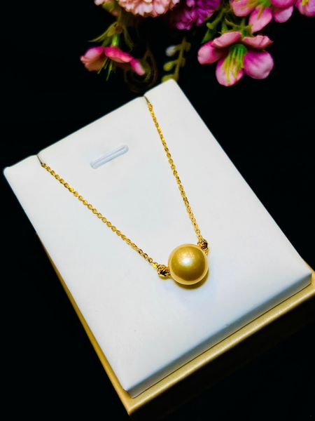 Dây Chuyền Xuyên Ngọc Trai Phối Bi Sang Trọng