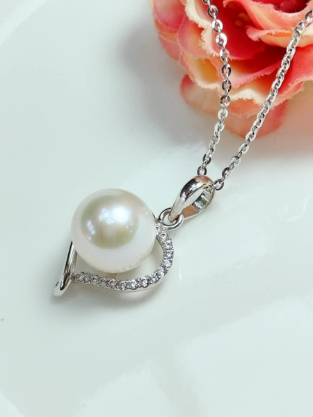 Mặt Ngọc trai thiết kế Trái tim