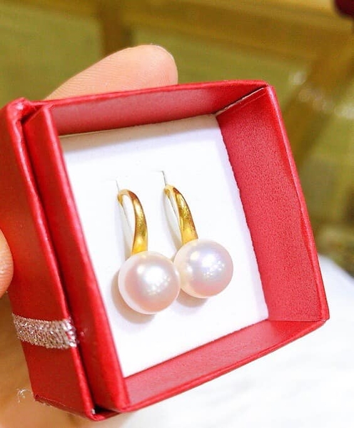 Hoa Tai Ngọc Trai Móc Duyên Dáng