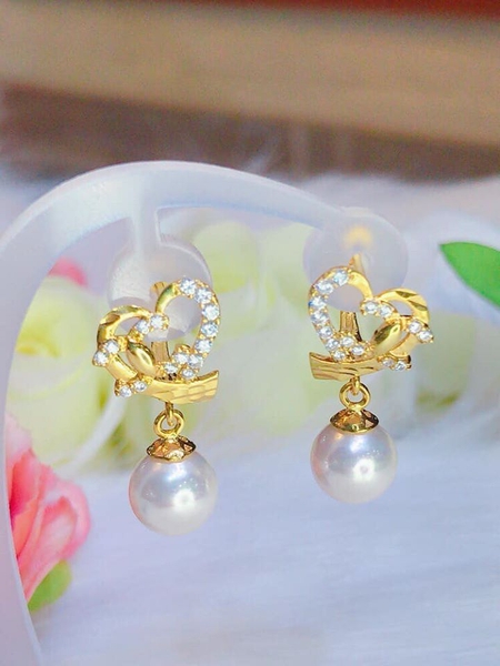Hoa Trai Ngọc Trai Trái Tim Sang Trọng