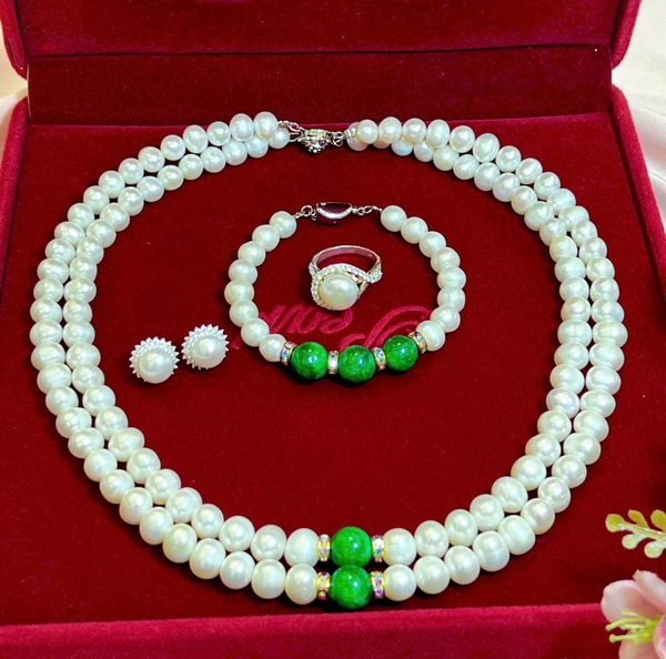 BỘ CHUỖI NGỌC TRAI DUYÊN DÁNG