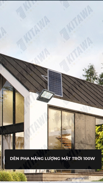 Đèn pha năng lượng mặt trời 200W Kitawa DP6200