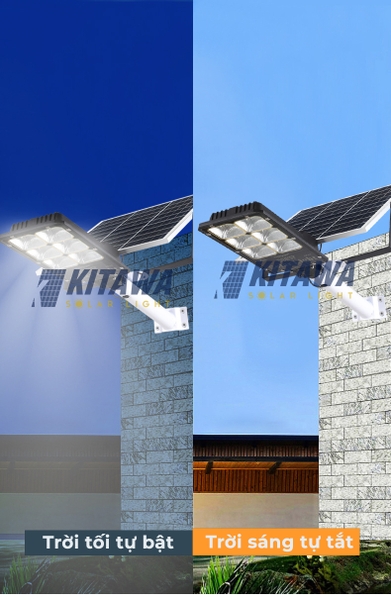 Đèn Đường Năng Lượng Mặt Trời 400W Kitawa BC7400