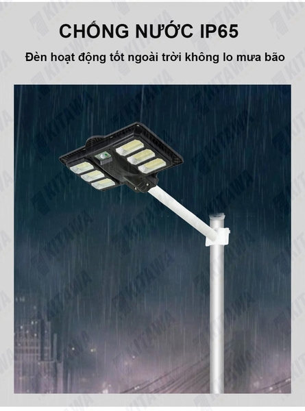 Đèn năng lượng mặt trời liền thể cánh dơi LT10200 Kitawa