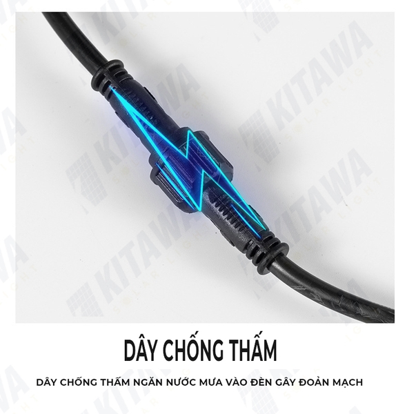 Đèn pha năng lượng mặt trời chống chói 100W DP5100